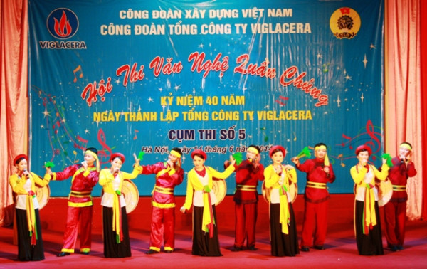 Sôi động hội diễn văn nghệ quần chúng Viglacera - cụm 5